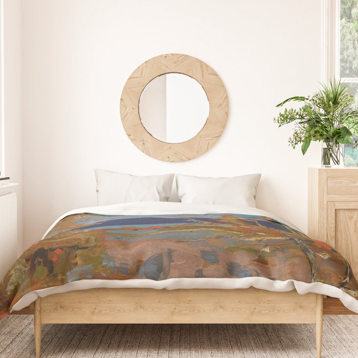 Tom Thomson The Lake, Bright Day 1916 Canadian Landscape Artist Duvet Cover Gallery Image 3