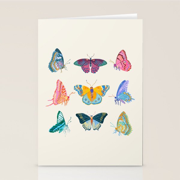 Tropical Butterflies Stationery Card Gallery Image 2