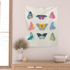Tropical Butterflies Wall Tapestry Gallery Image 2