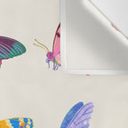 Tropical Butterflies Wall Tapestry Gallery Image 3