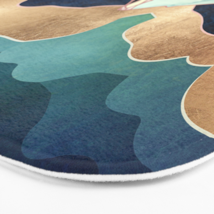 Indigo Spring Bath Mat Gallery Image 3