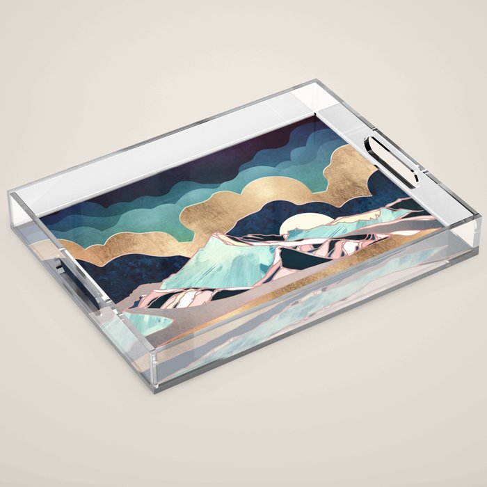 Indigo Spring Acrylic Tray Gallery Image 1