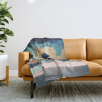 Indigo Spring Throw Blanket Gallery Image 1
