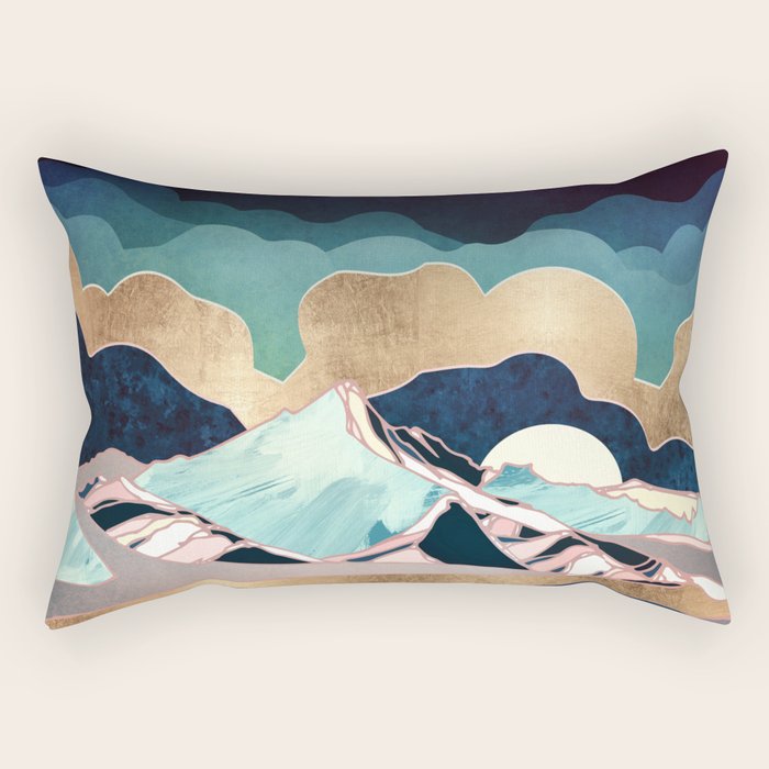 Indigo Spring Rectangular Pillow Gallery Image 2