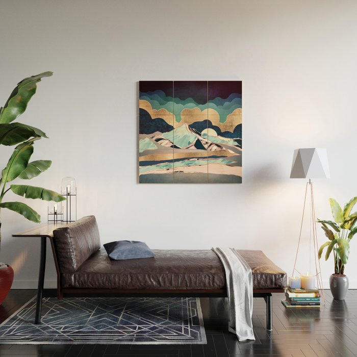 Indigo Spring Wood Wall Art Gallery Image 2