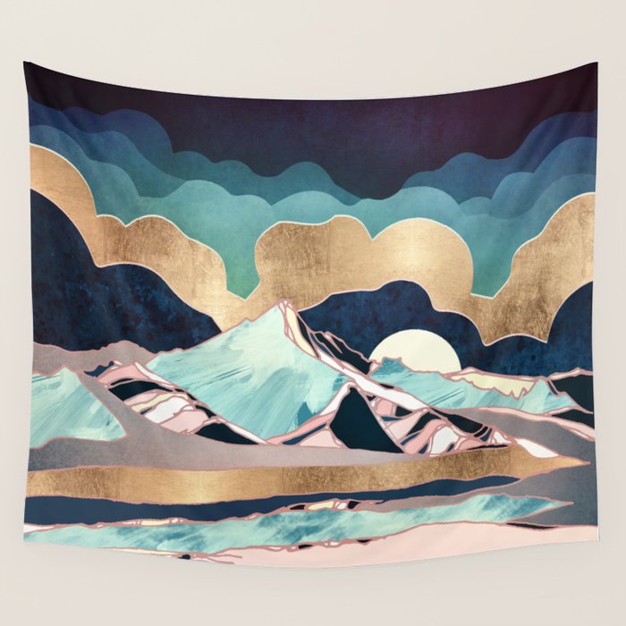 Indigo Spring Wall Tapestry Gallery Image 4