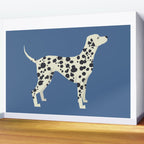 Dalmatian On Blue Wall Mural Gallery Image 2