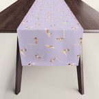 Surf girls in violet Table Runner Gallery Image 1