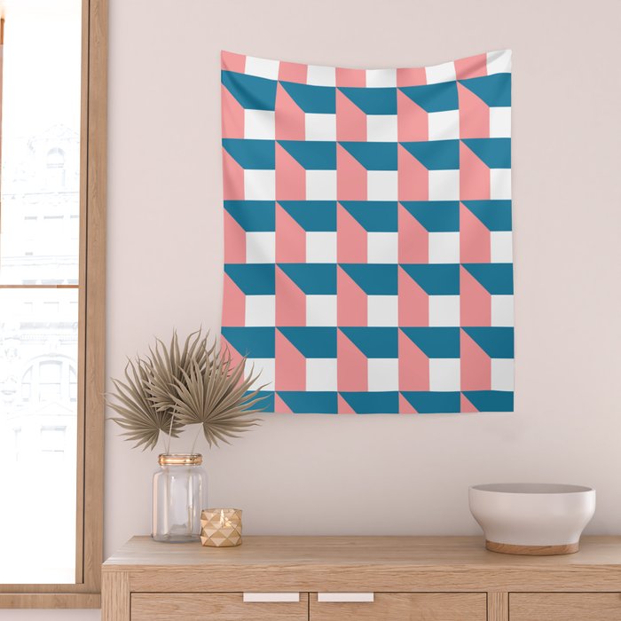 Modern Geometric 50 Wall Tapestry Gallery Image 2