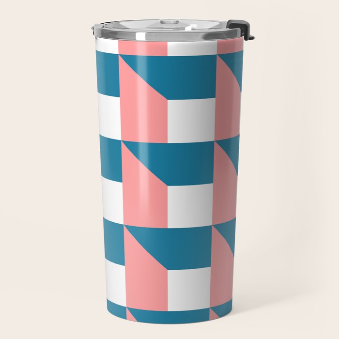 Modern Geometric 50 Travel Mug Gallery Image 2