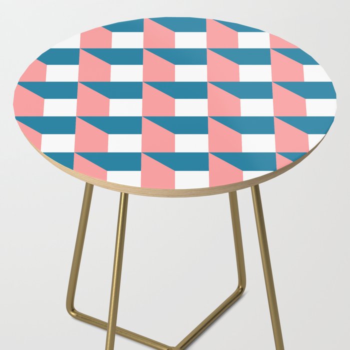 Modern Geometric 50 Side Table Gallery Image 2