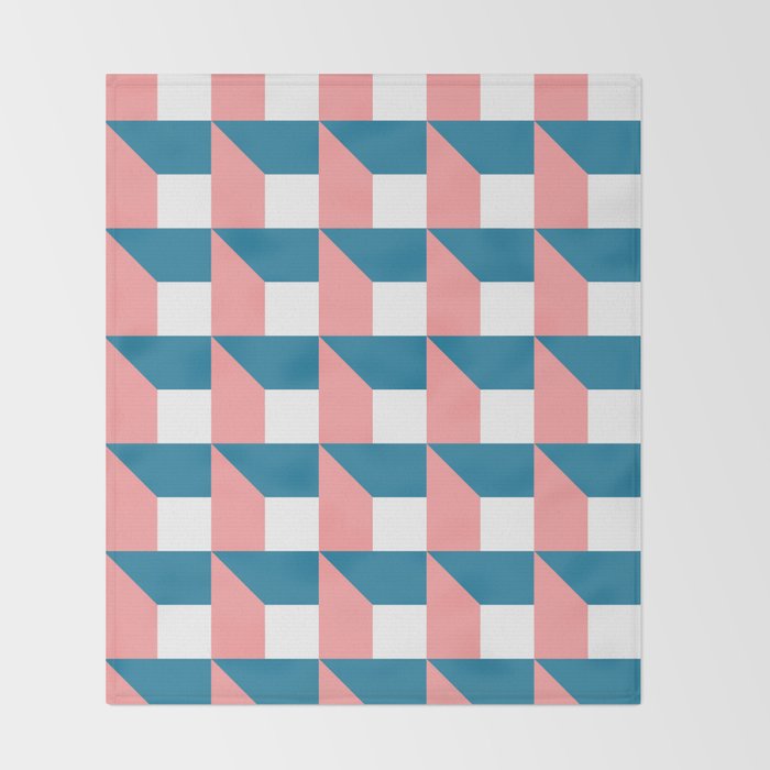 Modern Geometric 50 Throw Blanket Gallery Image 2
