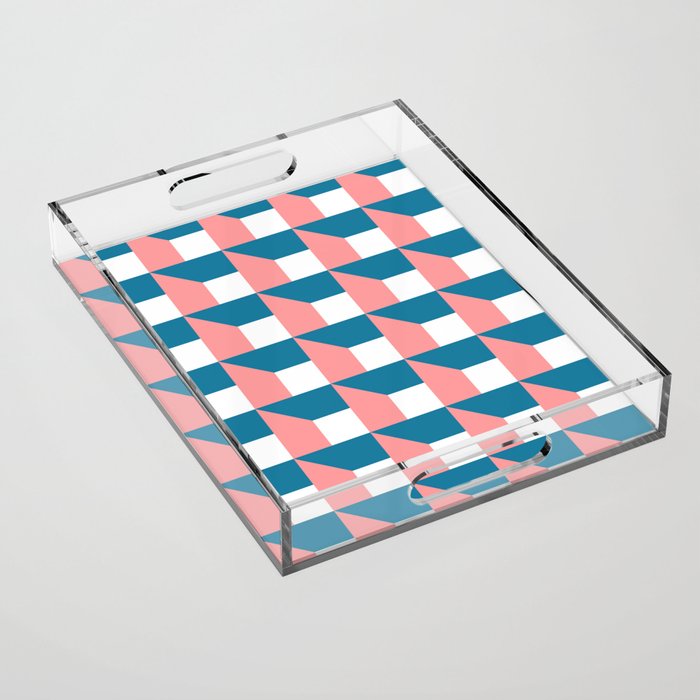 Modern Geometric 50 Acrylic Tray Gallery Image 1