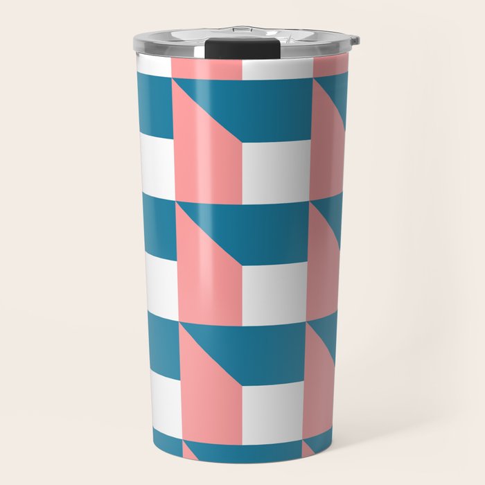 Modern Geometric 50 Travel Mug Gallery Image 1