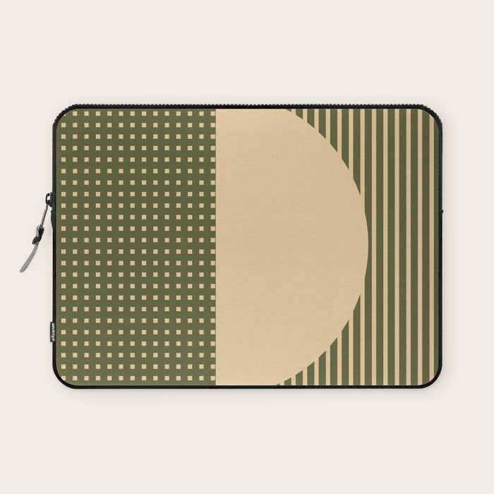 Geometric Spring Abstract - Pantone Warm color Laptop Sleeve Gallery Image 1