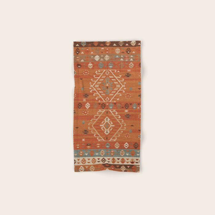 Heritage Traditional Moroccann Rug Design Bath Towel Gallery Image 1
