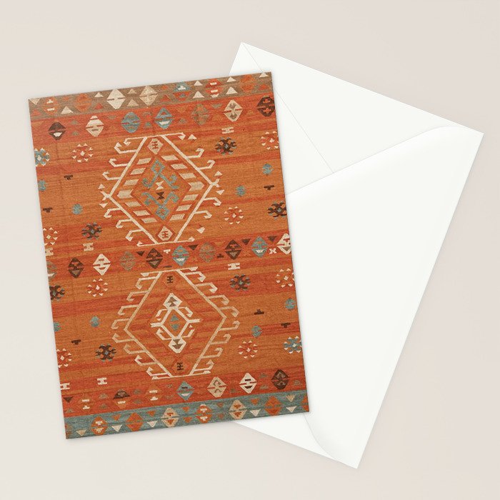 Heritage Traditional Moroccann Rug Design Stationery Card Gallery Image 2