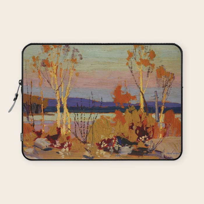 Tom Thomson Birches 1916 Canadian Landscape Artist Laptop Sleeve Gallery Image 1