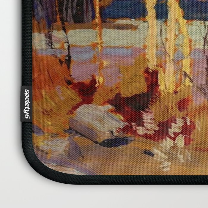 Tom Thomson Birches 1916 Canadian Landscape Artist Laptop Sleeve Gallery Image 3
