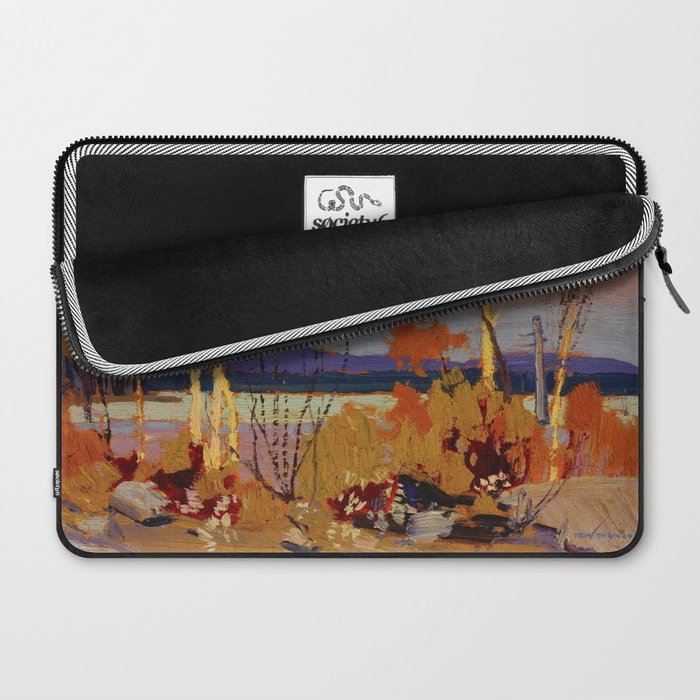 Tom Thomson Birches 1916 Canadian Landscape Artist Laptop Sleeve Gallery Image 2