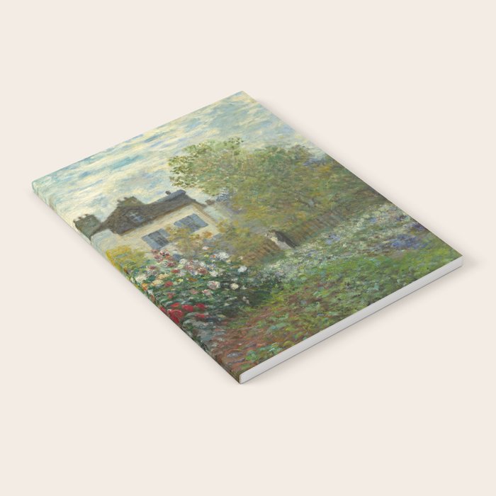 Claude Monet The Artist's Garden in Argenteuil, 1873 Notebook Gallery Image 1