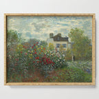 Claude Monet The Artist's Garden in Argenteuil, 1873 Serving Tray Gallery Image 1