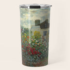 Claude Monet The Artist's Garden in Argenteuil, 1873 Travel Mug Gallery Image 1