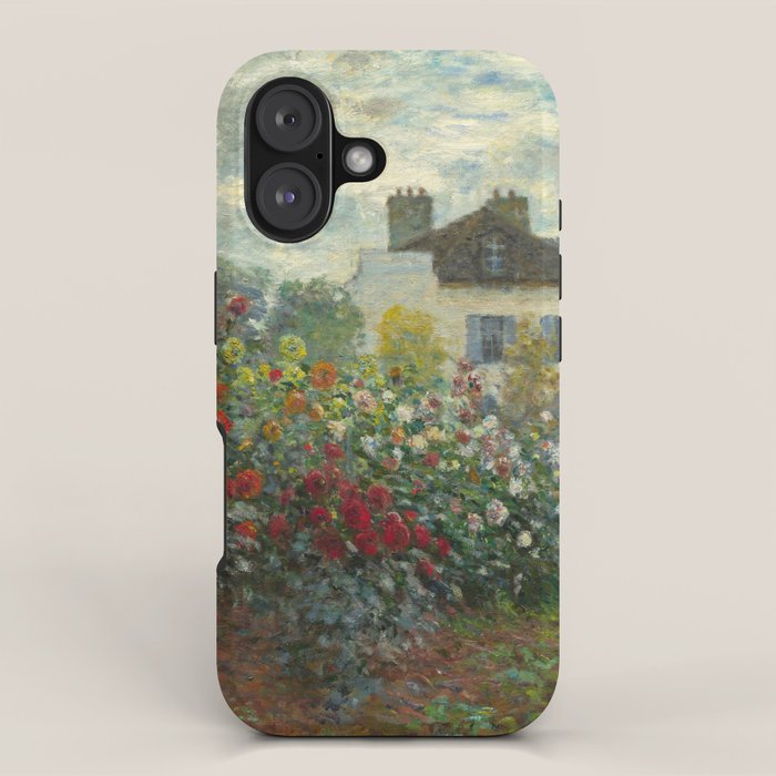 Claude Monet The Artist's Garden in Argenteuil, 1873 iPhone Case Gallery Image 1