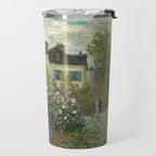 Claude Monet The Artist's Garden in Argenteuil, 1873 Travel Mug Gallery Image 2
