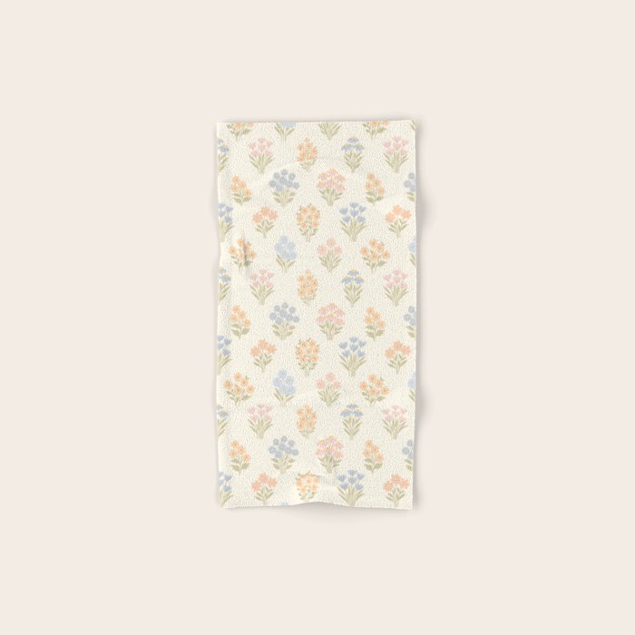 Pastel Wildflower Bouquets Bath Towel Gallery Image 1
