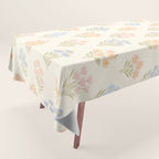 Pastel Wildflower Bouquets Tablecloth Gallery Image 1