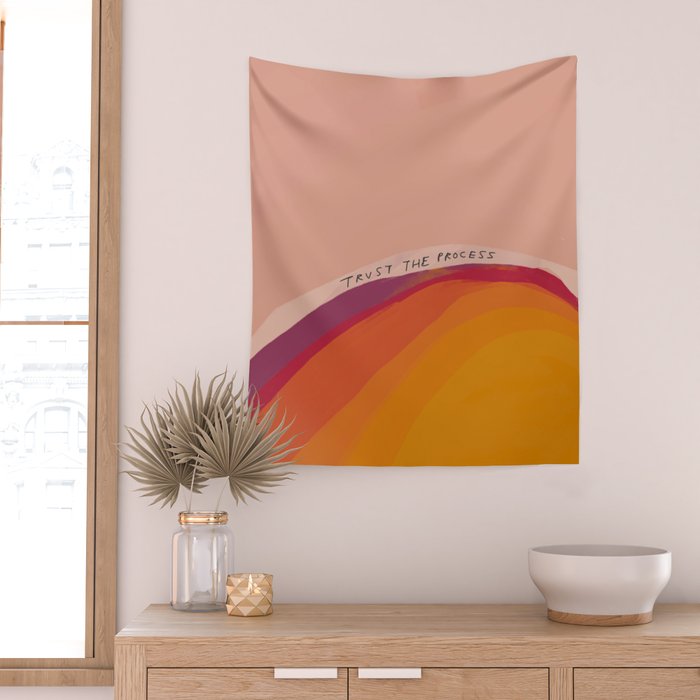 Trust The Process Wall Tapestry Gallery Image 2