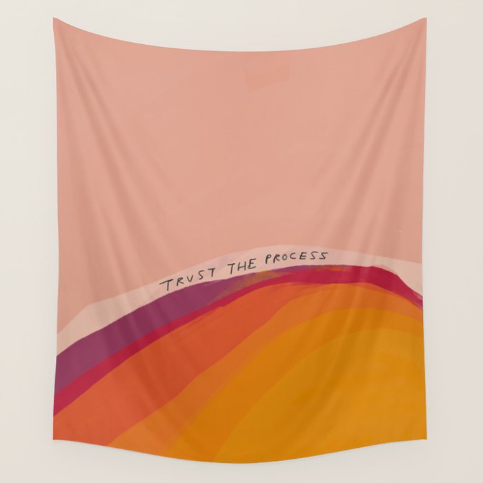 Trust The Process Wall Tapestry Gallery Image 4