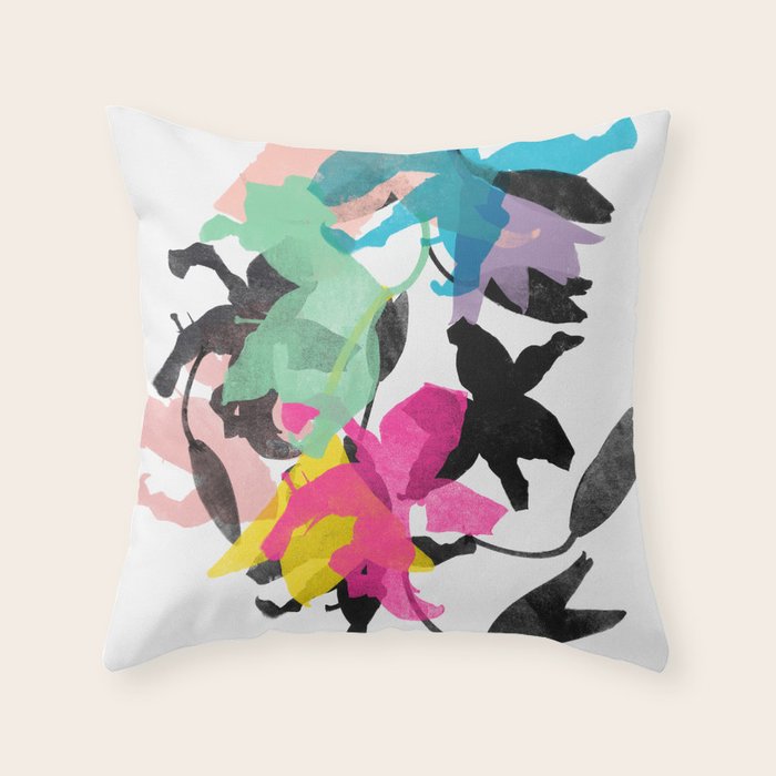 lily 1 sq Throw Pillow Gallery Image 6