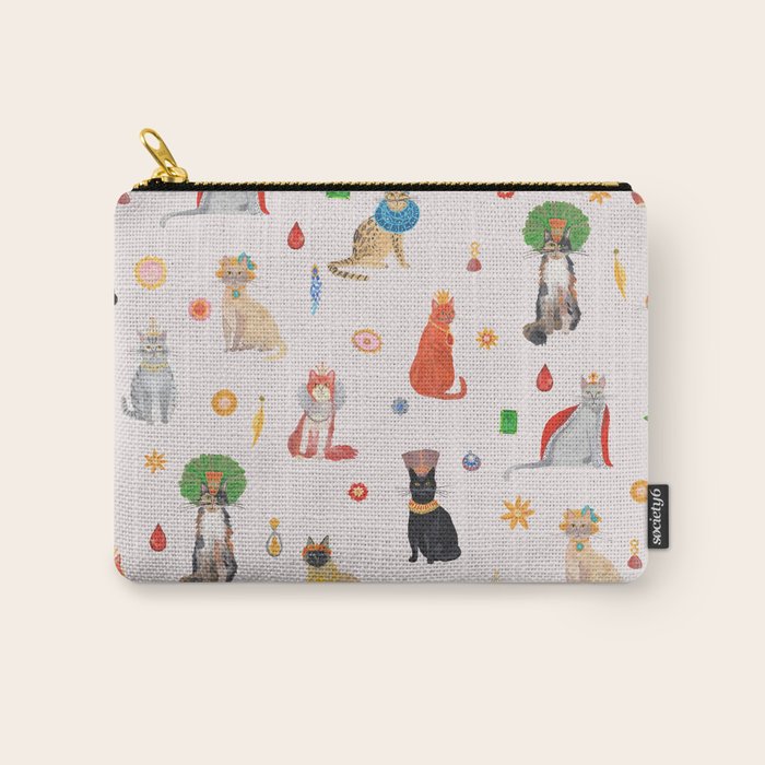 Cat Queens Carry All Pouch Gallery Image 1