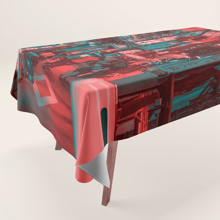 Anime Japan Street Tablecloth Gallery Image 1