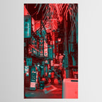 Anime Japan Street Tablecloth Gallery Image 2