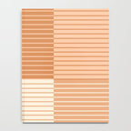 Color Block Line Abstract LXXIII Pantone Peach Fuzz Notebook Gallery Image 4