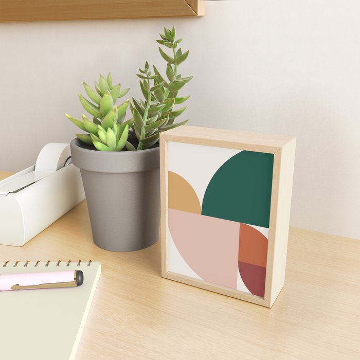 Abstract Geometric 11 Mini Art Print Gallery Image 2