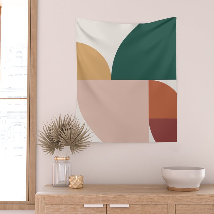Abstract Geometric 11 Wall Tapestry Gallery Image 2