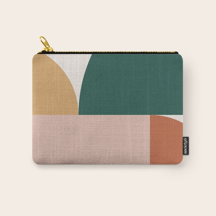 Abstract Geometric 11 Carry All Pouch Gallery Image 1