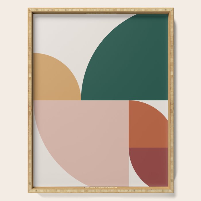 Abstract Geometric 11 Serving Tray Gallery Image 1