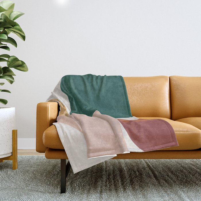 Abstract Geometric 11 Throw Blanket Gallery Image 1