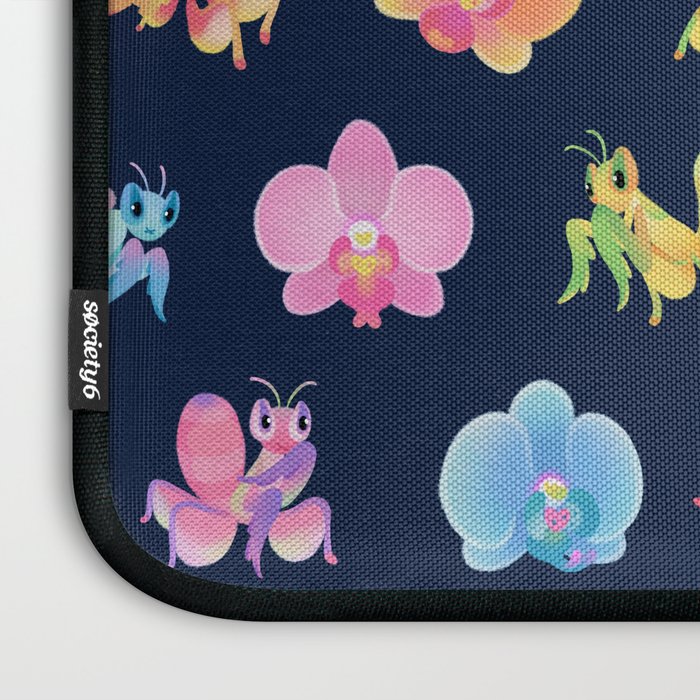 Orchid mantis - Dark Laptop Sleeve Gallery Image 3