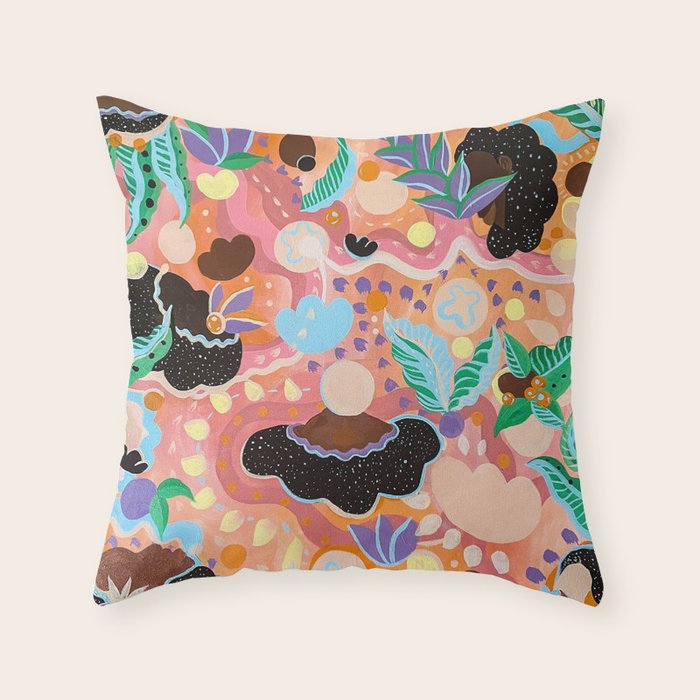 Loud Joy | Women Throw Pillow Gallery Image 1