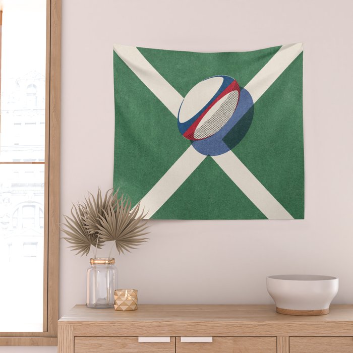 BALLS - Rugby - II Wall Tapestry Gallery Image 2