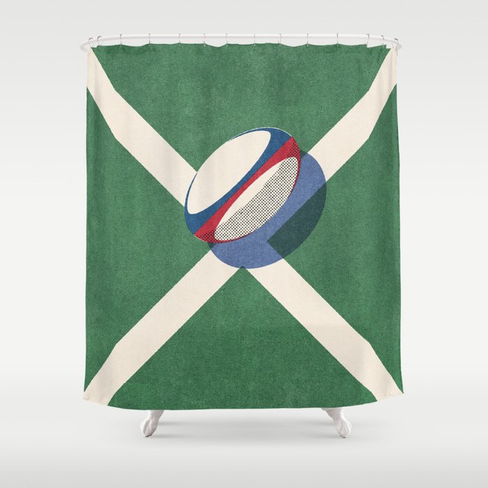 BALLS - Rugby - II Shower Curtain Gallery Image 1