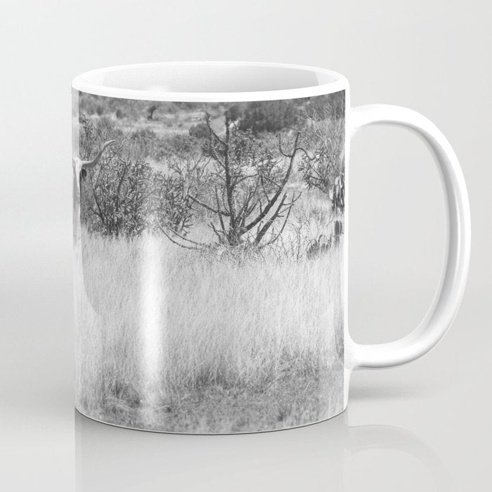 West Texas Longhorn Photography Coffee Mug Gallery Image 1