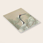 Japanese Tapestries, Japan Prints: Cranes from Momoyogusa by Kamisaka Sekka Notebook Gallery Image 3