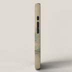 Japanese Tapestries, Japan Prints: Cranes from Momoyogusa by Kamisaka Sekka iPhone Case Gallery Image 2